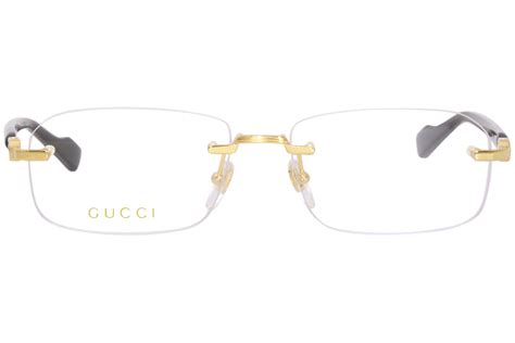 semirimless gucci frame men|Gucci Glasses & Prescription Frames – Fashion Eyewear US.